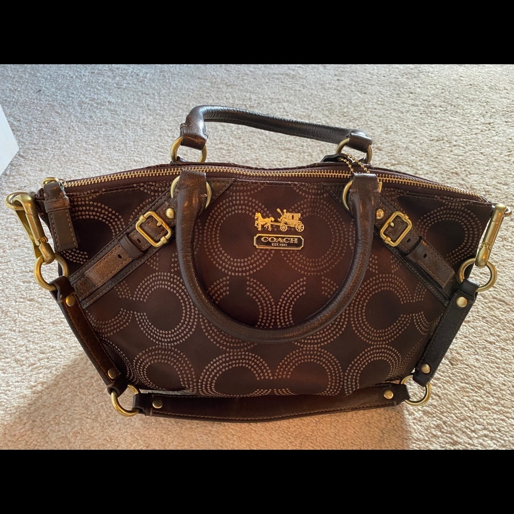 Coach signature purse